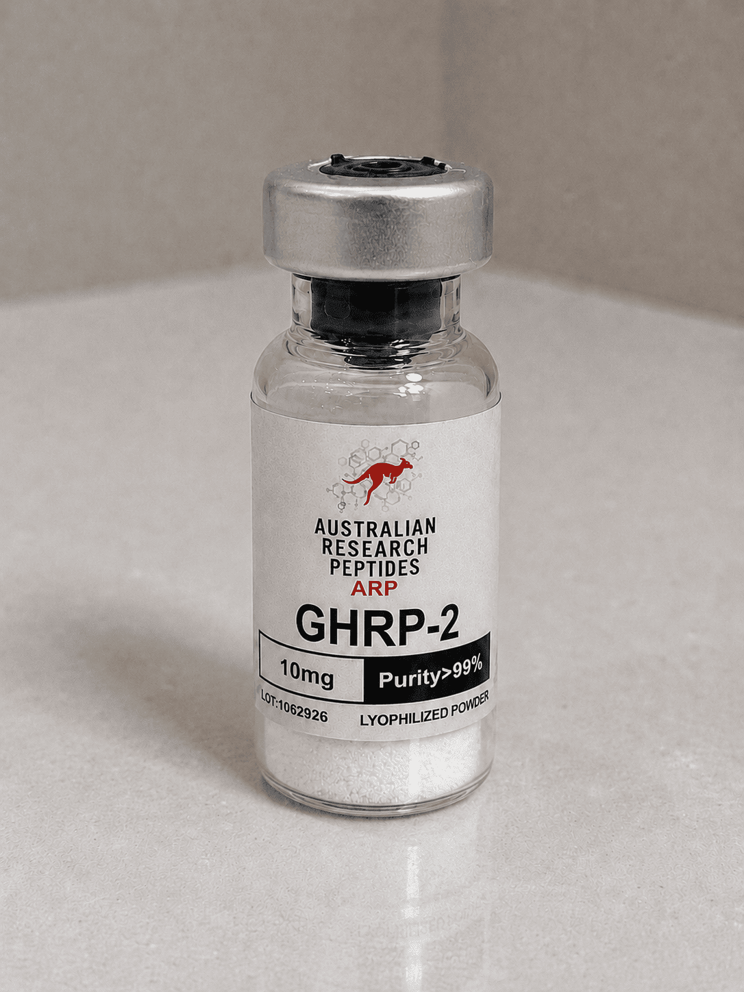Buy GHRP-2 peptide vial for research featuring premium quality growth hormone research peptide