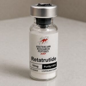 Retatrutide Australia lyophilized peptide vial for metabolic and weight management research
